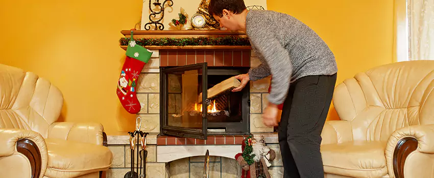 Rusted Metal Fireplace Restoration in Steubenville, Ohio